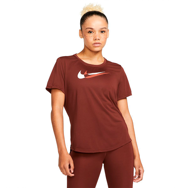 Tricou Nike W NK DF SWSH RUN SS / Femei / XL / Maro photo 1 Tricou Nike W NK DF SWSH RUN SS / Femei / XL / Maro photo 1