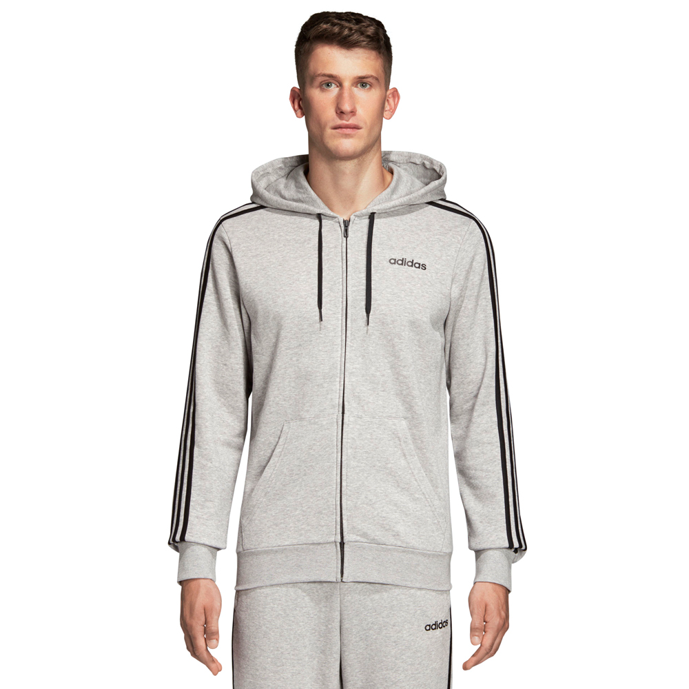 Hanorac pt bărbați Adidas E 3S FZ FT M Gri photo 2