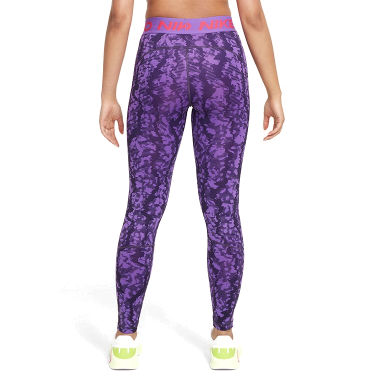 Легинсы Nike G NP DF TIGHT SPORT AOP / Женский / XL / Фиолетовый photo 3