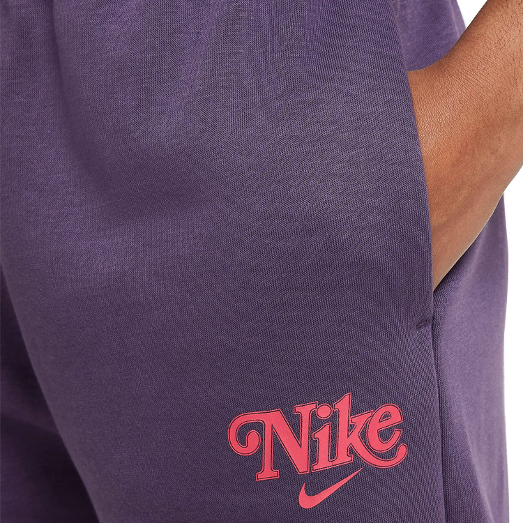 Pantaloni Nike G NSW TREND FLC CF PANT / Femei / XL / Violet photo 5