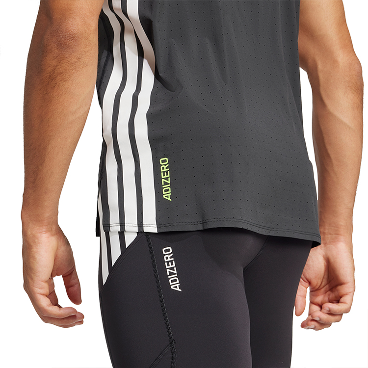 Футболка мужская Adidas ADIZERO TEE M L Черный photo 5