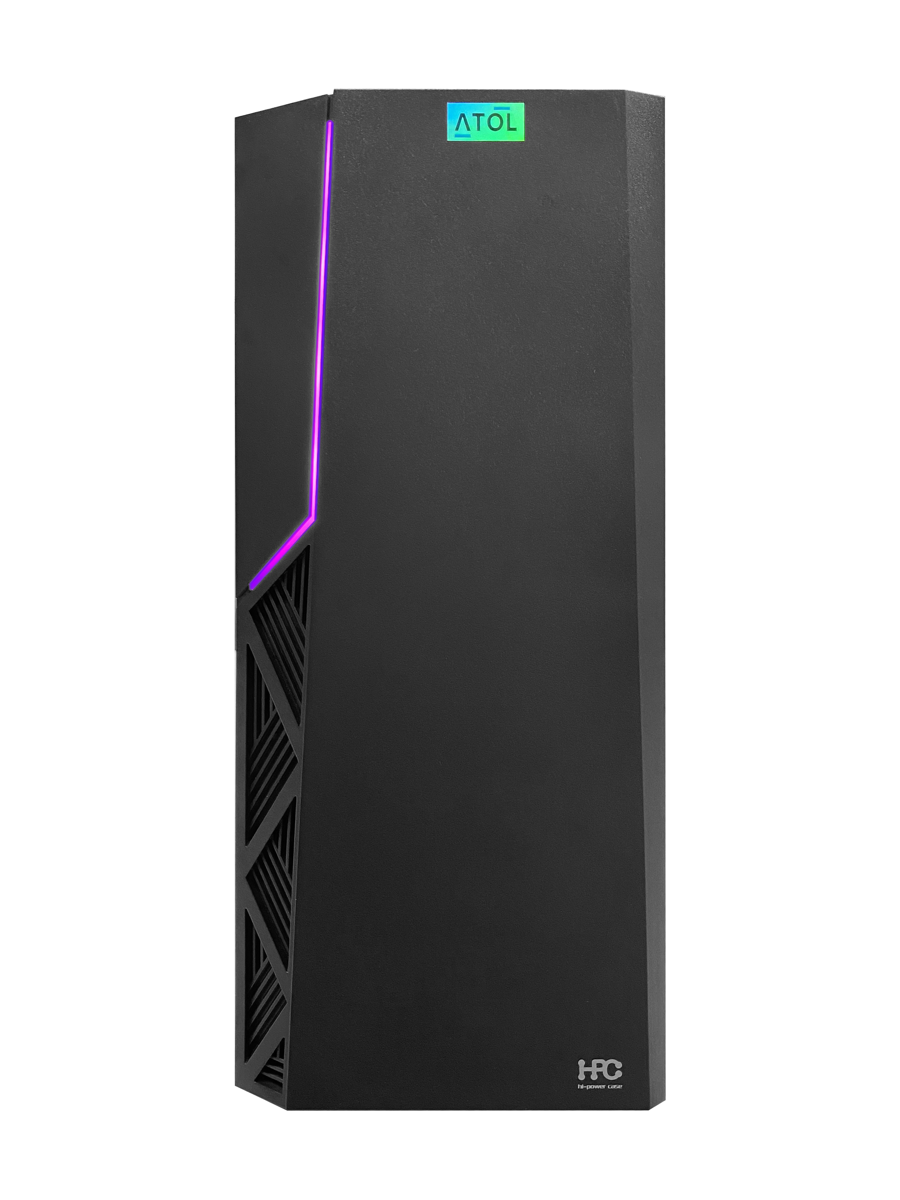 ATOL PC1068MP - Gamer #3 v4: AMD Quad-Core Ryzen3 1200AF 4C/4T 3.1-3.4GHz/ MB B450M/ RAM 8GB DDR4 2666/ SSD 2.5" Crucial BX500 480GB/ VGA GTX 1050Ti Dual Fan 4GB/ Case HPC P-02 ATX/ PSU 650W, OS Linux photo 1