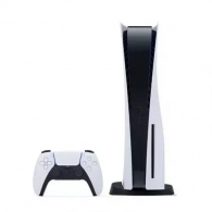 Game Console Sony PlayStation 5 (Disc), 825GB, White; Japanese Version, 1 x Gamepad (Dualsense) thumbnav 1
