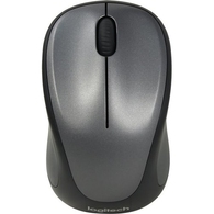 Logitech Wireless Mouse M235 Silver, Optical Mouse, Nano receiver, Silver/Black, Retail thumbnav 1