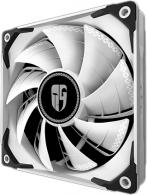 120mm Case Fan - DEEPCOOL Gamer Storm TF series ”TF120S WHITE”, 120x120x25mm, 500-1800rpm, <17.6~31.3dBa, 64.4 CFM, Hydro Bearing, Radiator fan, 4Pin, PWM, MTBF >40000 hours, White thumbnav 2