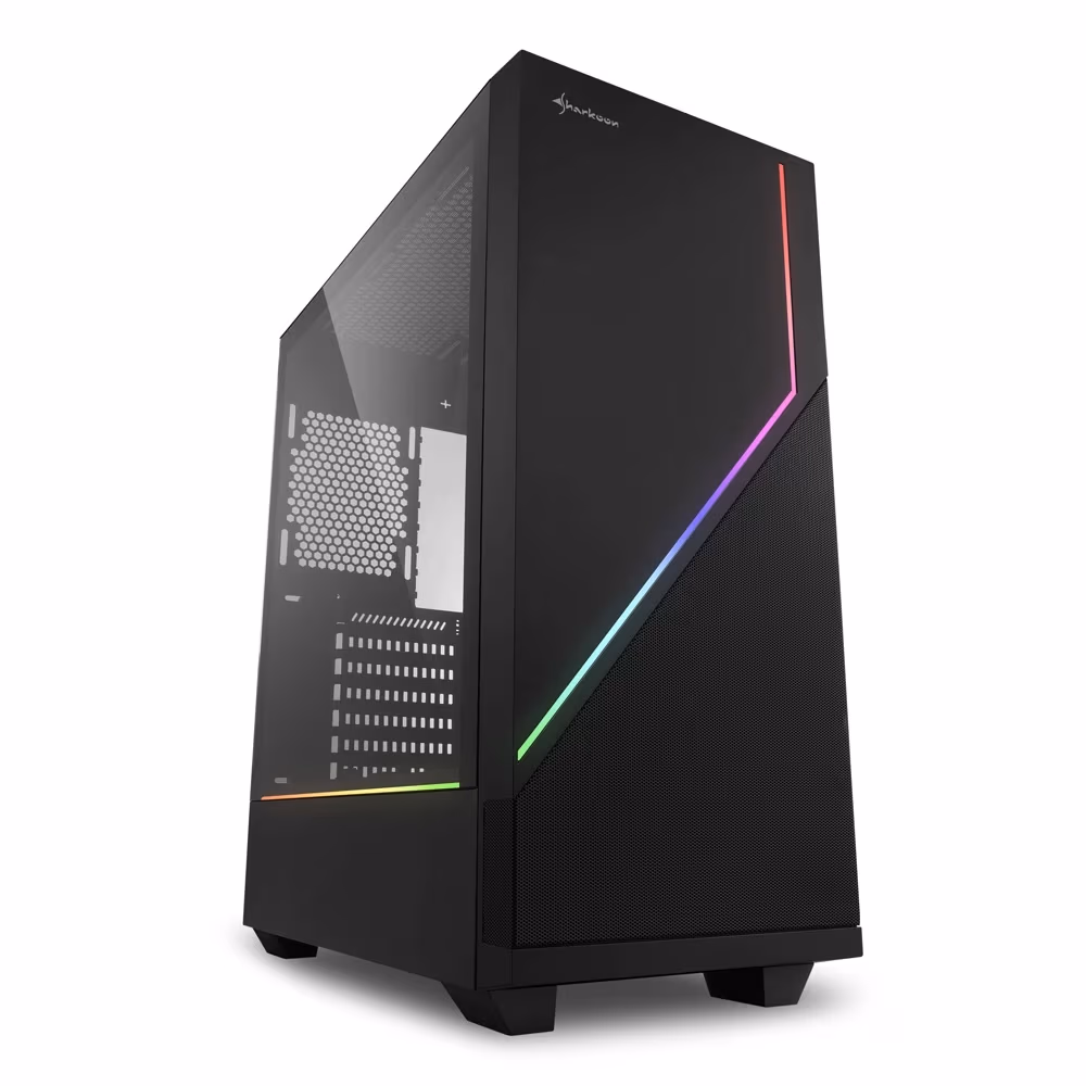 Calculator ATOL PC1085MP - Gaming A-RGB#2.4.3/ AMD Ryzen 5 8400F/ 16GB / 512GB SSD + 1TB/ Radeon RX 7600/ Black 