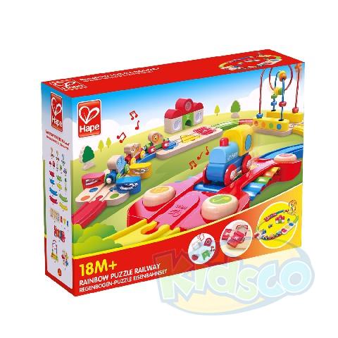 Hape E3826A Rainbow Puzzle Railway photo 1