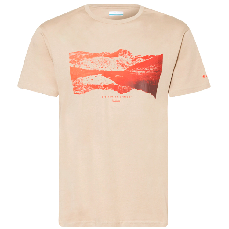 Футболка мужская Columbia Path Lake Graphic Tee II S Бежевый photo 1 Футболка мужская Columbia Path Lake Graphic Tee II S Бежевый photo 1