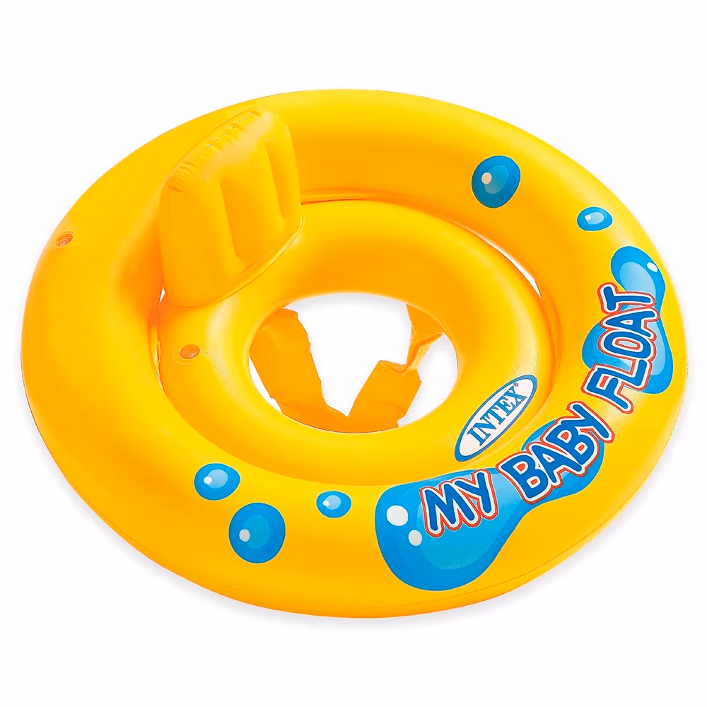 Cerc gonflabil cu decupaje pentru picioare INTEX MY BABY FLOAT