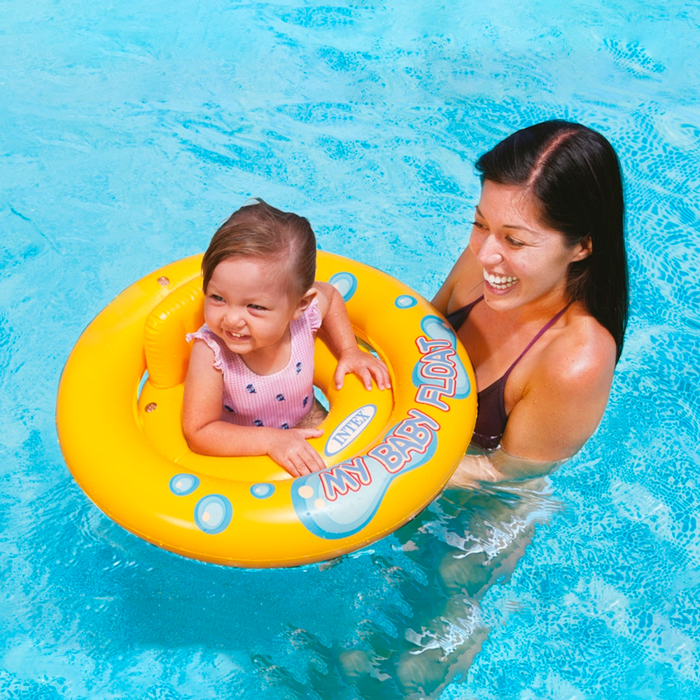 Cerc gonflabil cu decupaje pentru picioare INTEX MY BABY FLOAT photo 2