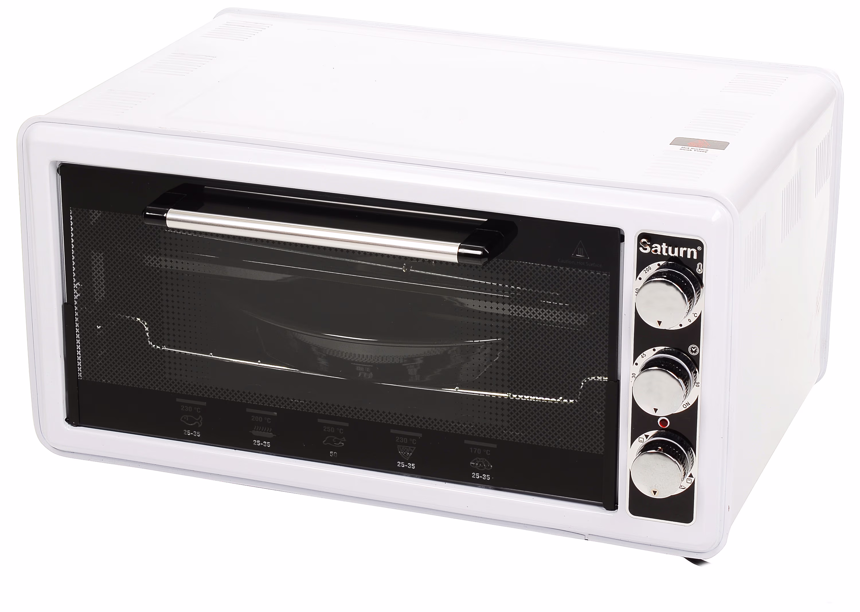 Cuptor electric Saturn STEC1074, 50 l, 1200 W, Alb