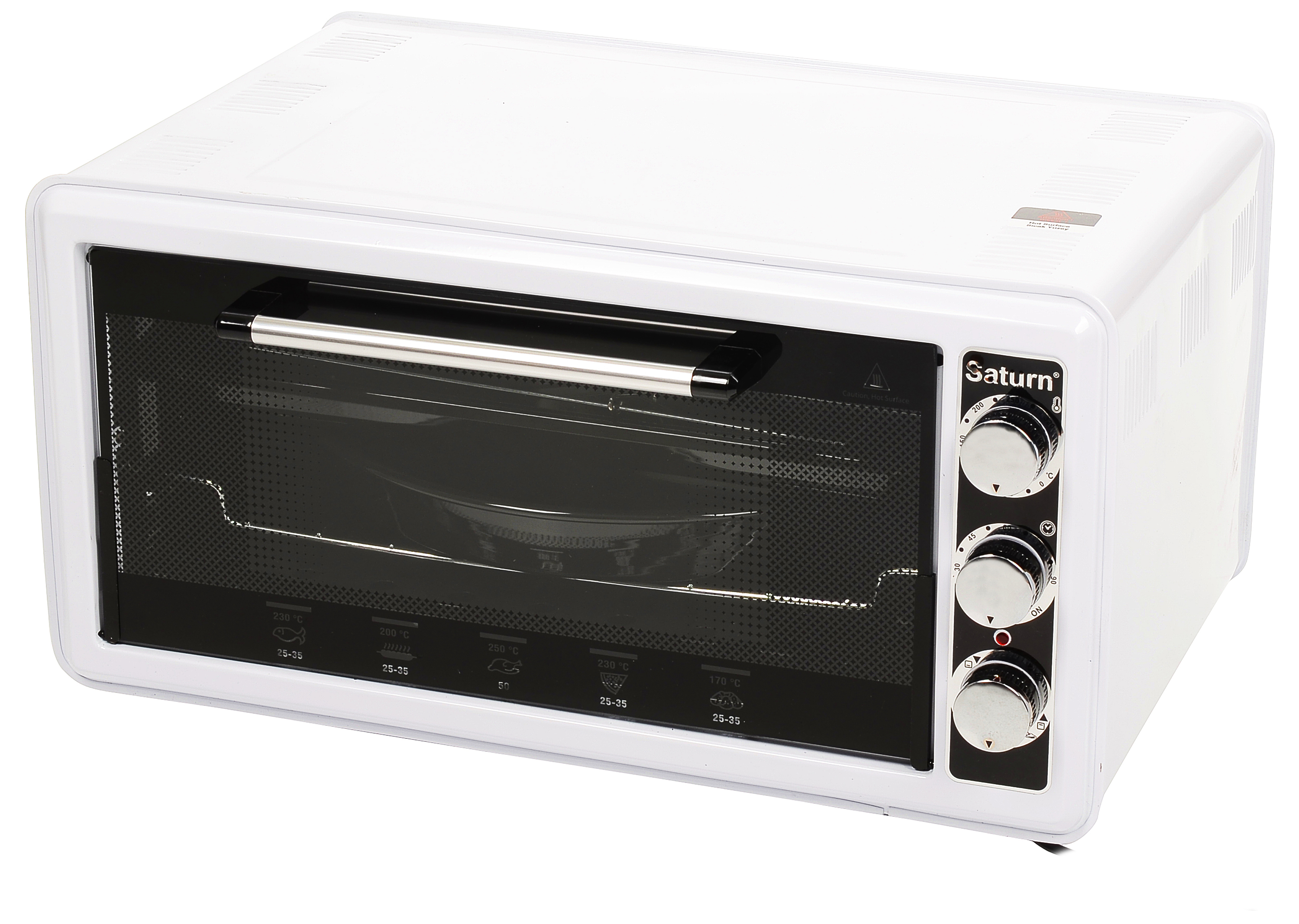 Cuptor electric Saturn STEC1074, 50 l, 1200 W, Alb photo 