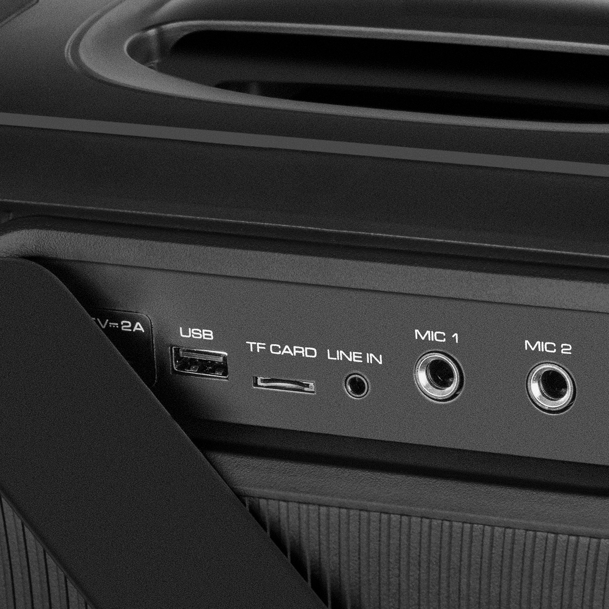 Boxa portabila SVEN PS-860 Black / 100W / Bluetooth / NFC / FM tuner / USB / microSD photo 7
