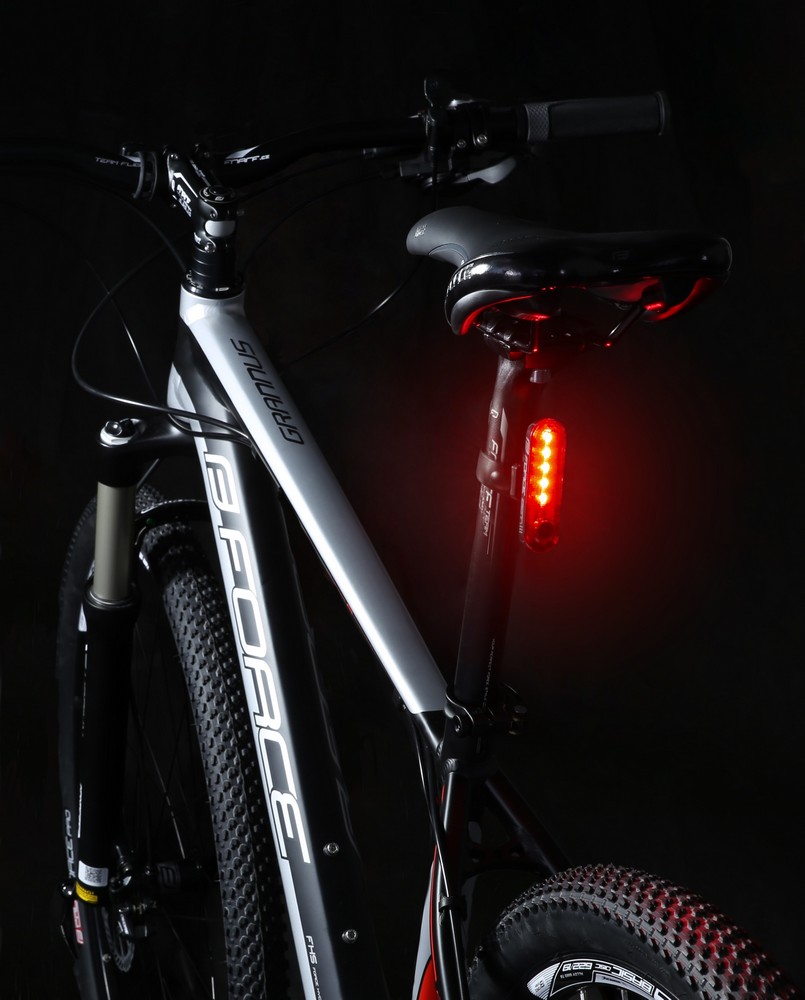 Set fara pentru bicicleta Force USB DOT front+rear photo 3