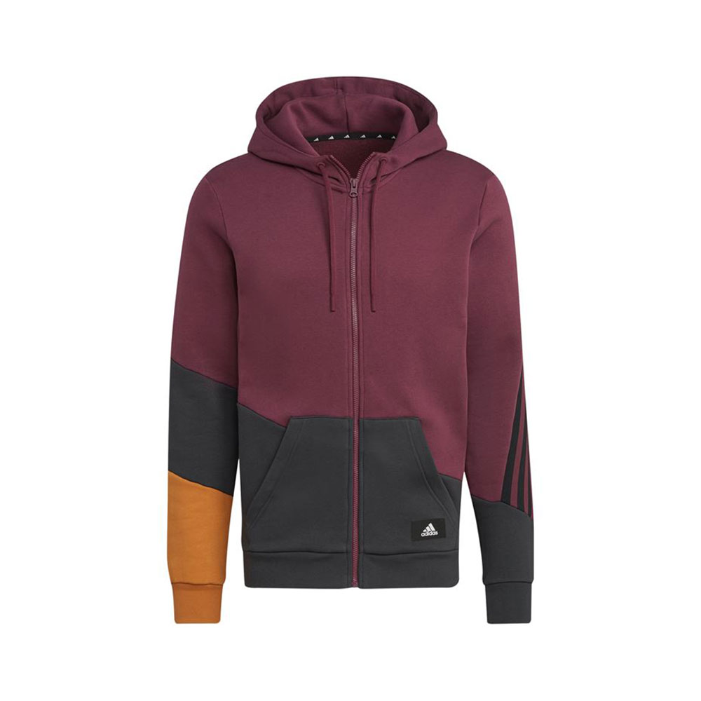 Hanorac pt bărbați Adidas M FI CB FZ XS Bordo photo 1 Hanorac pt bărbați Adidas M FI CB FZ XS Bordo photo 1