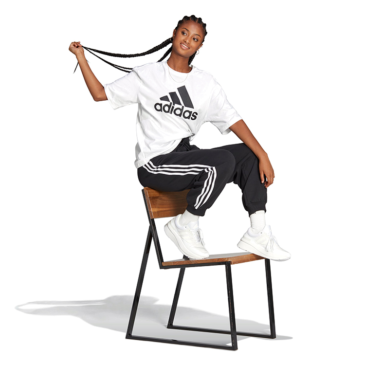 Pantaloni Adidas W 3S FT LS PT 2XS Negru Femei photo 4