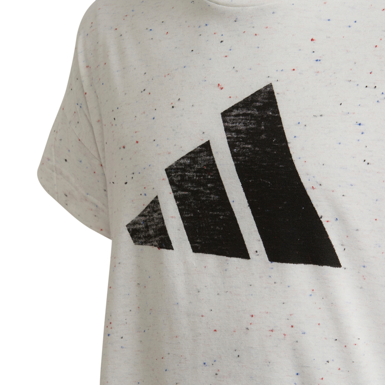 Tricou Adidas G 3BAR Tee / Femei / 128 / Bej photo 3