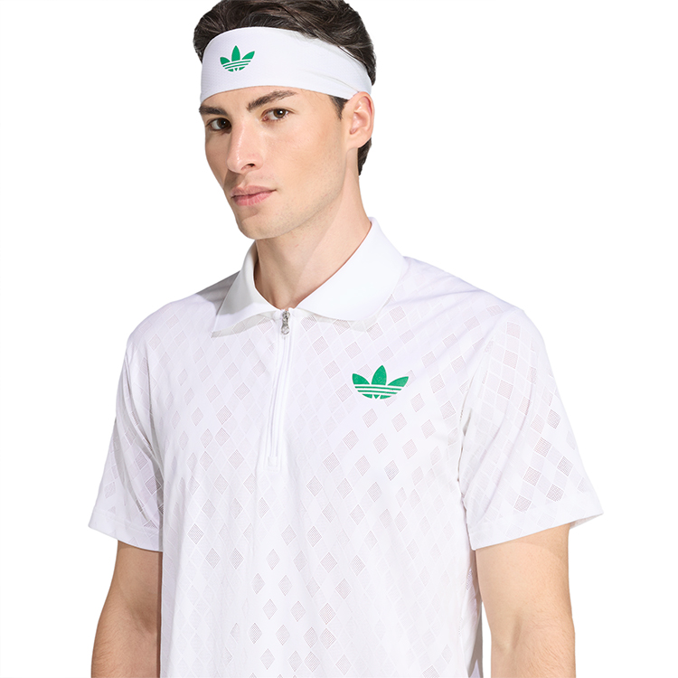 Polo pt bărbați Adidas POLO PRO XL Alb  photo 3