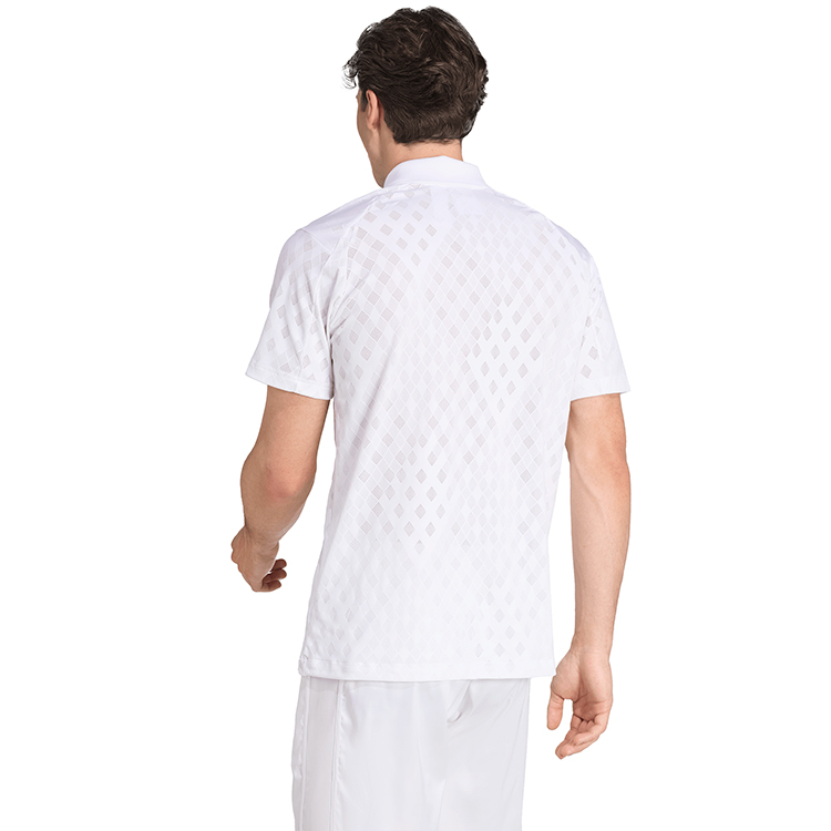 Polo pt bărbați Adidas POLO PRO XL Alb  photo 4