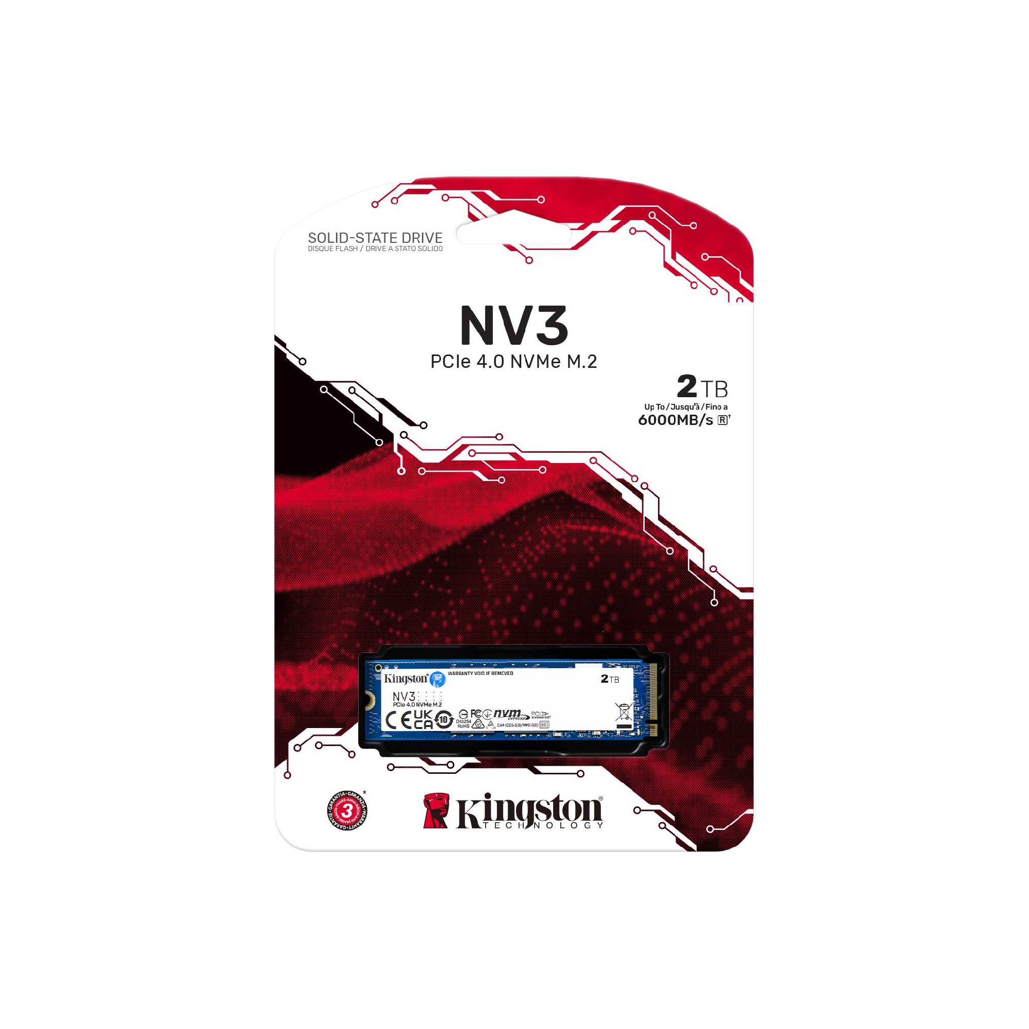 M.2 NVMe SSD Kingston NV3 2.0TB (SNV3S/2000G) photo 1