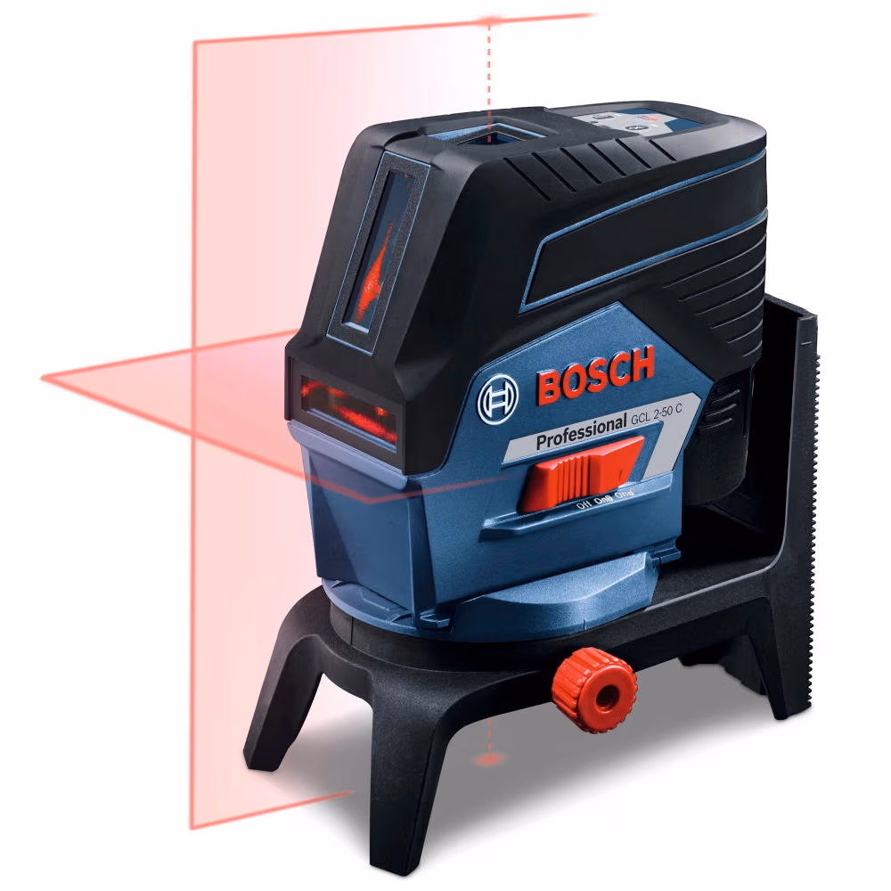 Nivela laser cu linii Bosch GCL 2-50 C set BT 150, 0601066G02 
