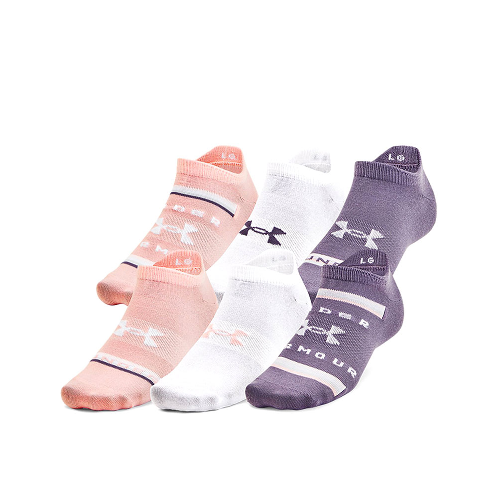 Sosete Under Armour UA Essential No Show 6pk/1370542-676/Roz photo 1 Sosete Under Armour UA Essential No Show 6pk/1370542-676/Roz photo 1