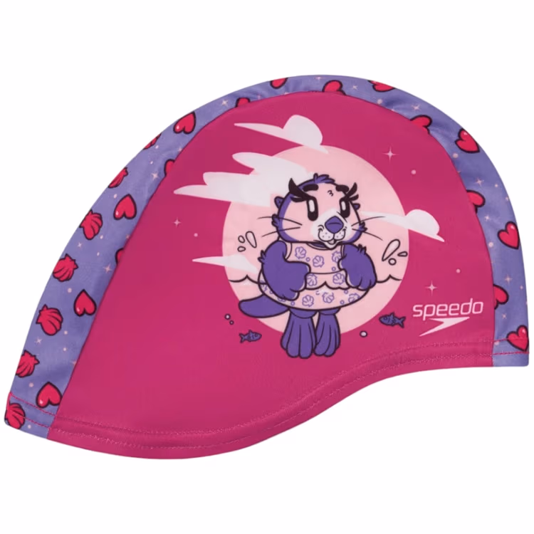 Полиэстеровая шапочка для плавания Speedo PRINTED POLYESTER CAP IU