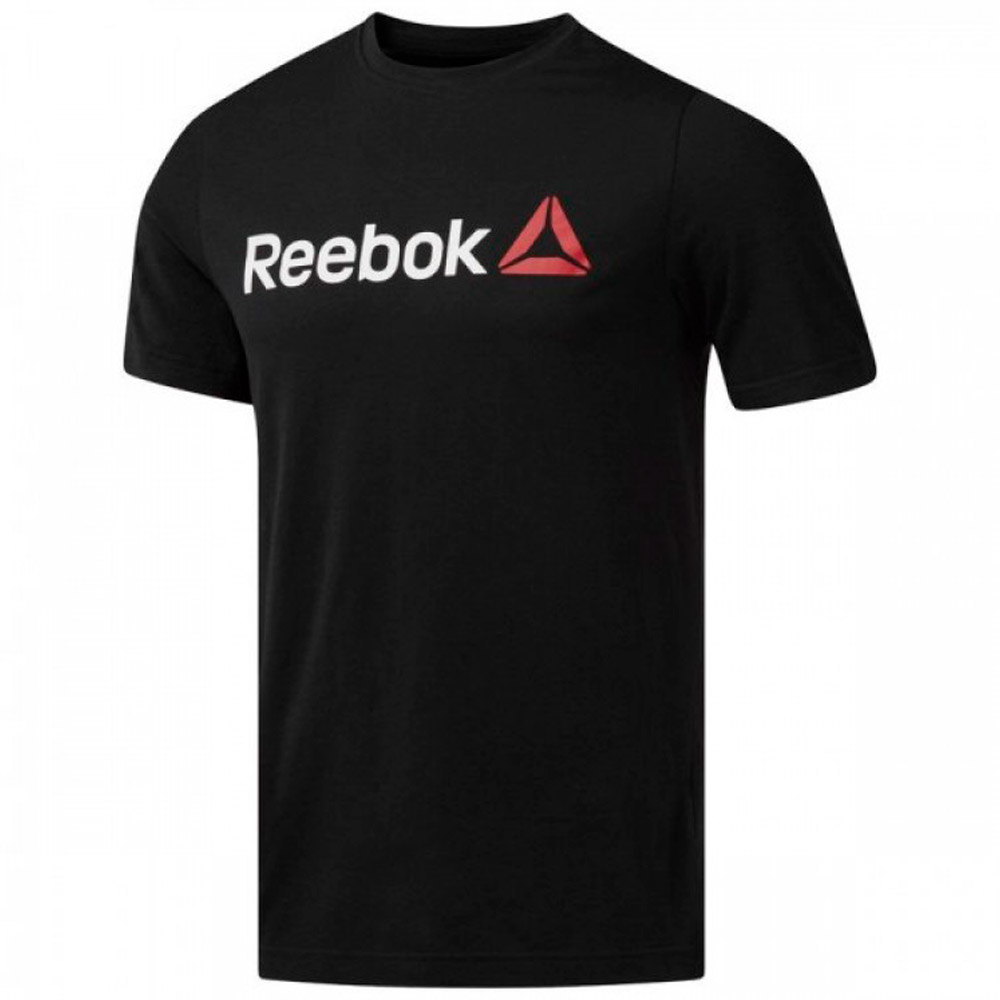 Tricou bărbătesc Reebok QQR-Linear Read L Negru photo 1 Tricou bărbătesc Reebok QQR-Linear Read L Negru photo 1