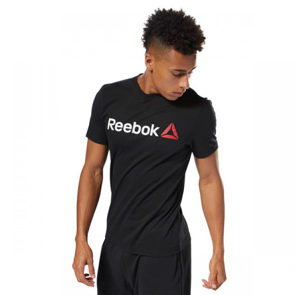 Tricou bărbătesc Reebok QQR-Linear Read L Negru photo 2