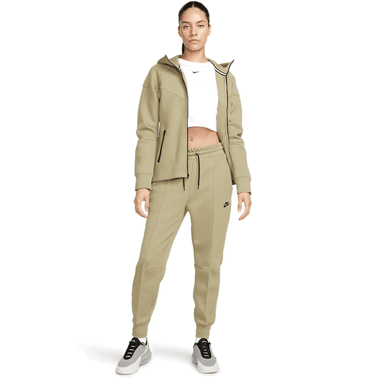 Брюки Nike W NSW TCH FLC MR JGGR L Оливковый Женский photo 4