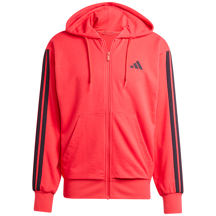 Hanorac pt bărbați Adidas M 3S FT FZ HD S Rosu photo 2
