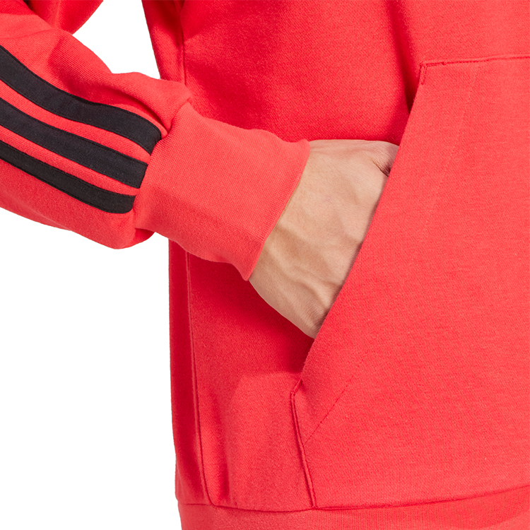 Hanorac pt bărbați Adidas M 3S FT FZ HD S Rosu photo 5