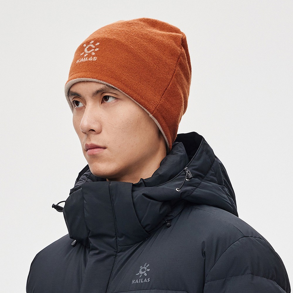 Caciula Kailas Wool Reversible Beanie Hat One size Maro photo 2