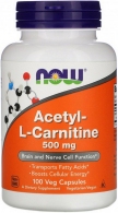 Ацетил-Л-Карнитин Now Sports ACETYL L-CARN 500mg 100 VCAPS thumbnav 2