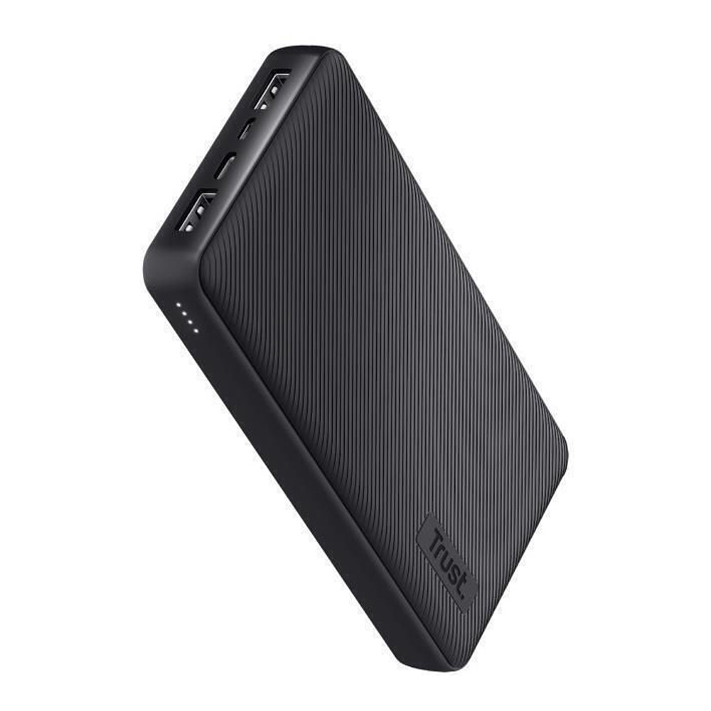 Acumulator extern Trust 20 Primo Eco 20000mAh (15W) Black photo 1 Acumulator extern Trust 20 Primo Eco 20000mAh (15W) Black photo 1