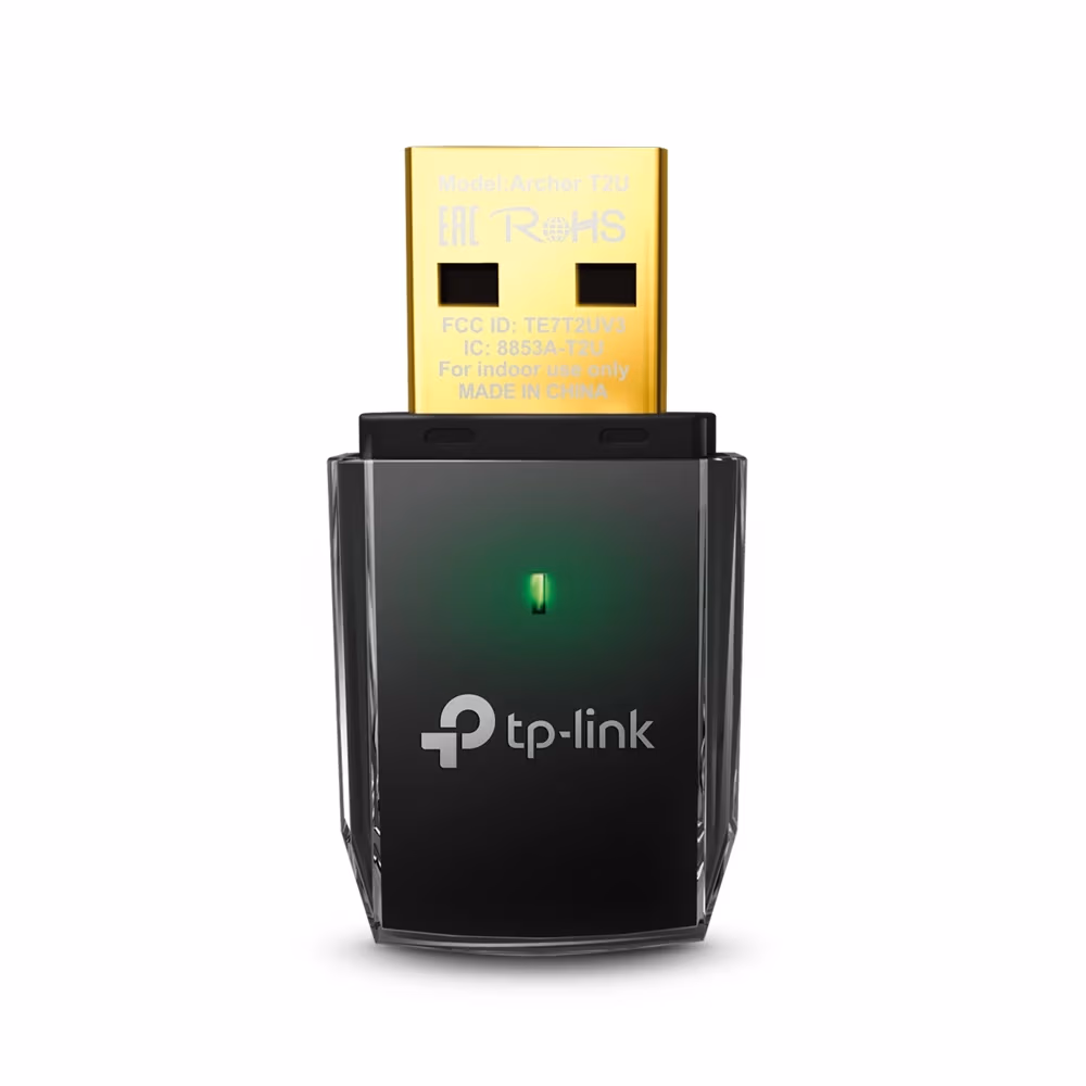 USB 2.0 / Wi-Fi 5 Adapter / TP-LINK Archer T2U /  Dual Band AC600