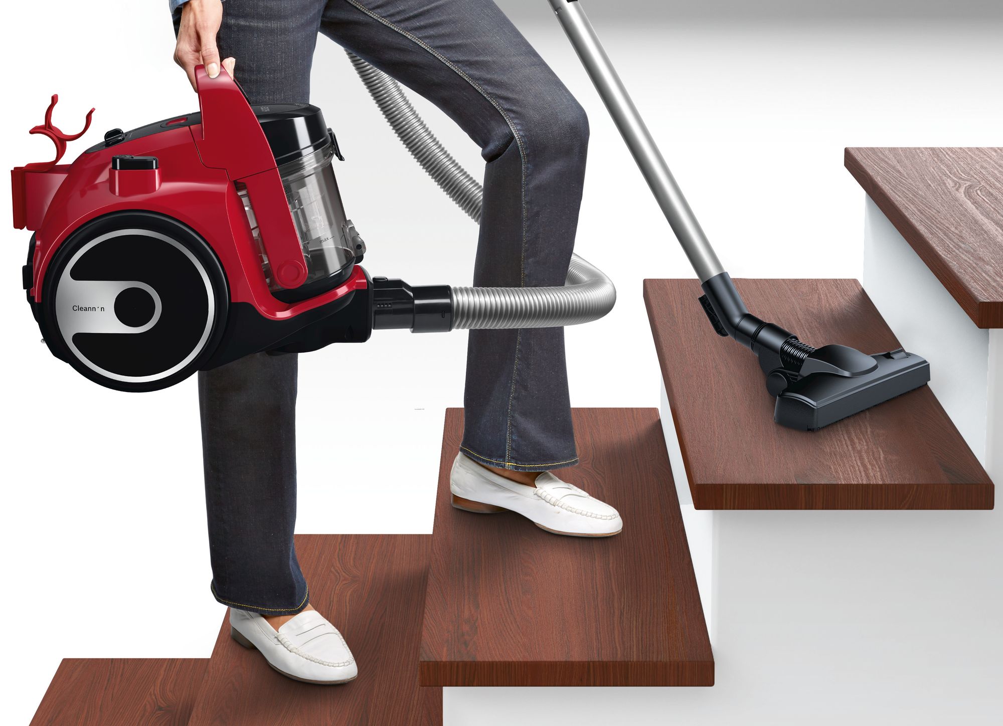 Пылесос с контейнером Bosch tehno-trendsrl473576 / 700Вт / Красный photo 7