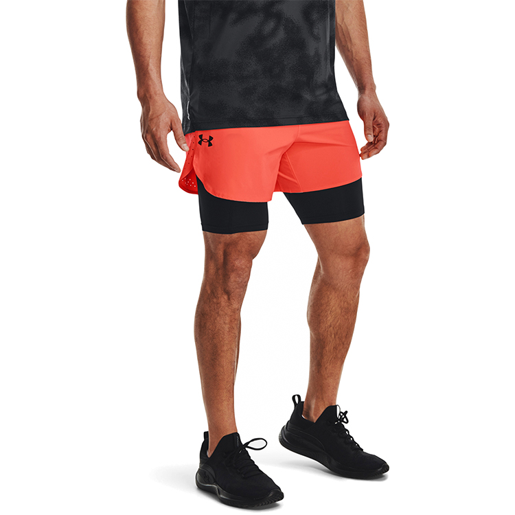 Sorti de bărbați Under Armour UA Peak Woven 2in1 Sts M Portocaliu photo 4