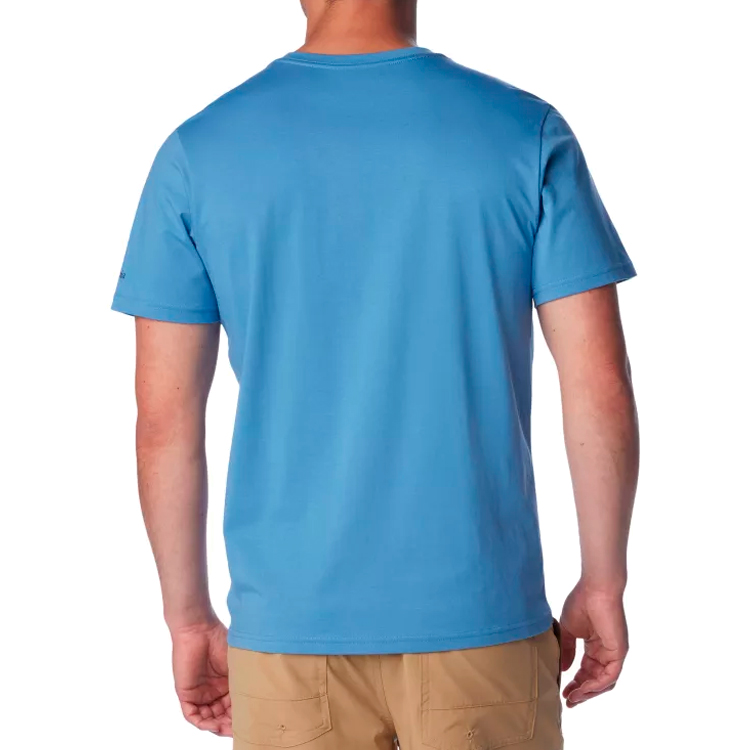 Tricou bărbătesc Columbia M Rapid Ridge Graphic Tee S Albastru photo 5