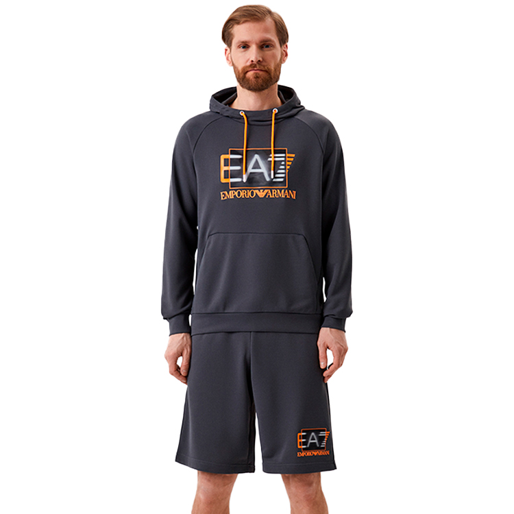 Hanorac pt bărbați EA7 EMPORIO ARMANI SWEATSHIRT S Gri photo 1