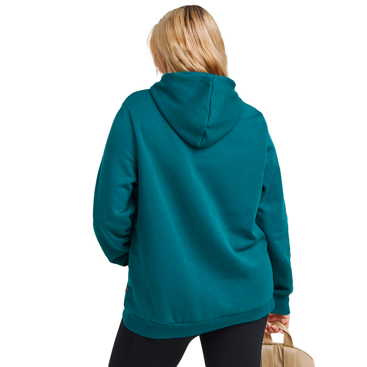 Hanorac Puma ESS Logo Hoodie FL XS Verde Femei photo 3