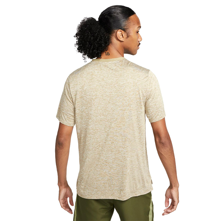 Tricou bărbătesc Nike M NK DF RISE 365 SS S Bej photo 3