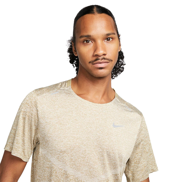Tricou bărbătesc Nike M NK DF RISE 365 SS S Bej photo 4