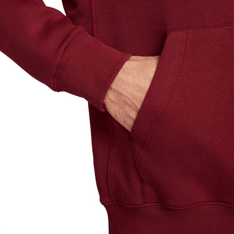 Hanorac pt bărbați Nike M NK CLUB BB PO HDY STACK GX 2XL Bordo photo 3