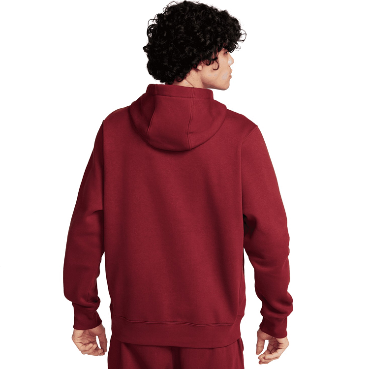 Hanorac pt bărbați Nike M NK CLUB BB PO HDY STACK GX 2XL Bordo photo 5