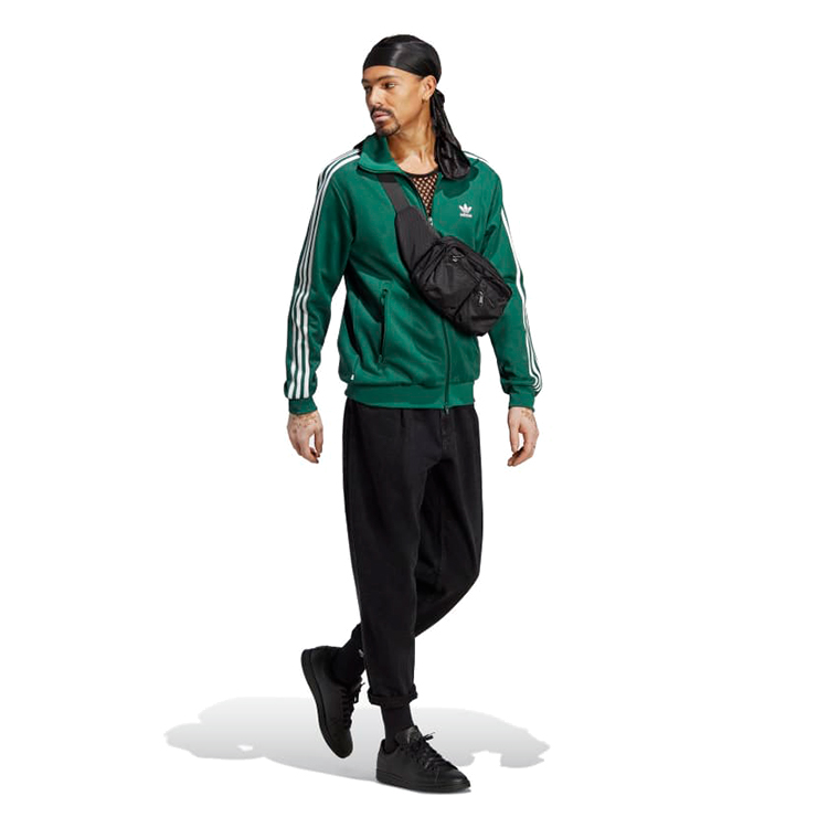 Hanorac pt bărbați Adidas BECKENBAUER TT 2XL Verde photo 3
