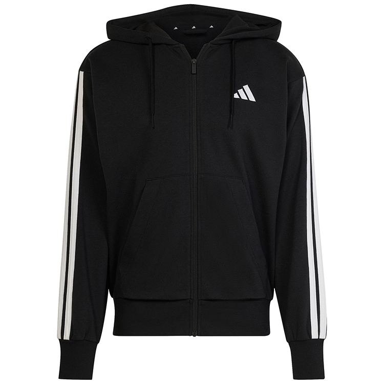 Hanorac pt bărbați Adidas M 3S FT FZ HD S Negru photo 1