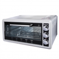 Cuptor electric Saturn STEC1077, 50 l, 1200 W, Gri thumbnav