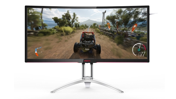 35.0" AGON MVA LED AG352QCX Black (4ms, 50M:1, 21:9, 300cd, 2560x1080 200Hz, 178°/178°, DisplayPort, HDMI, DVI, Speakers, Height Adjustment, USB 3.0 x 4, VESA) photo 1