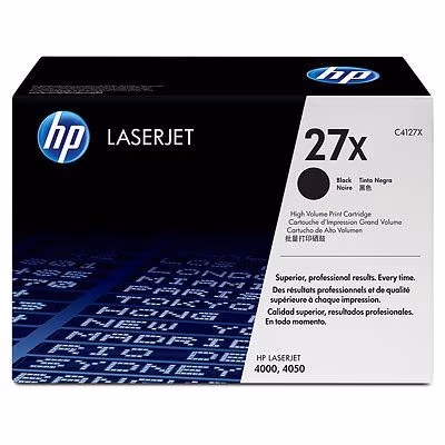 HP Black Cartridge LJ4000 & 4050 Series, Max (10000 pages at 5% coverage, 18000 pages with the 